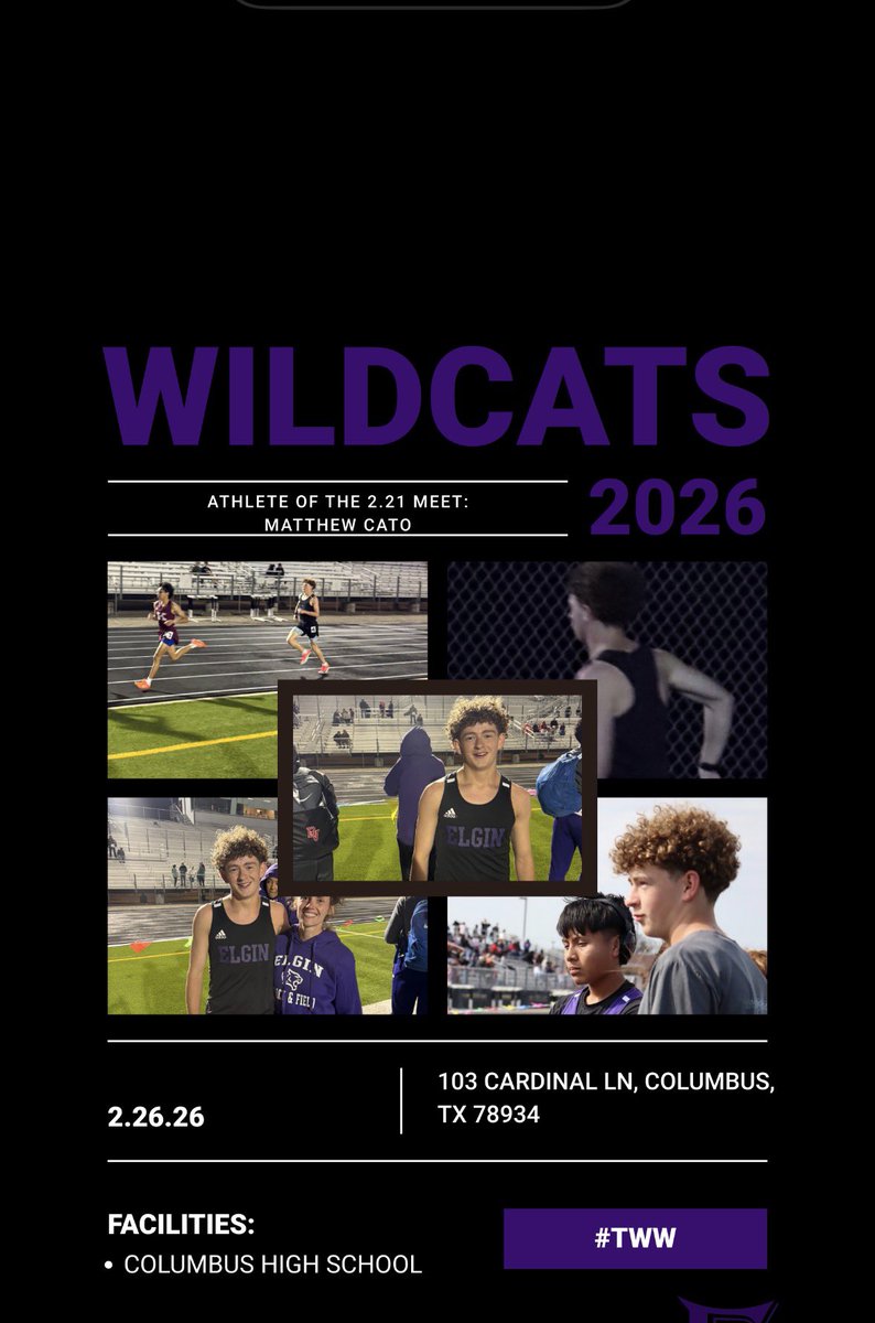 Elgin High School Track and Field tweet media