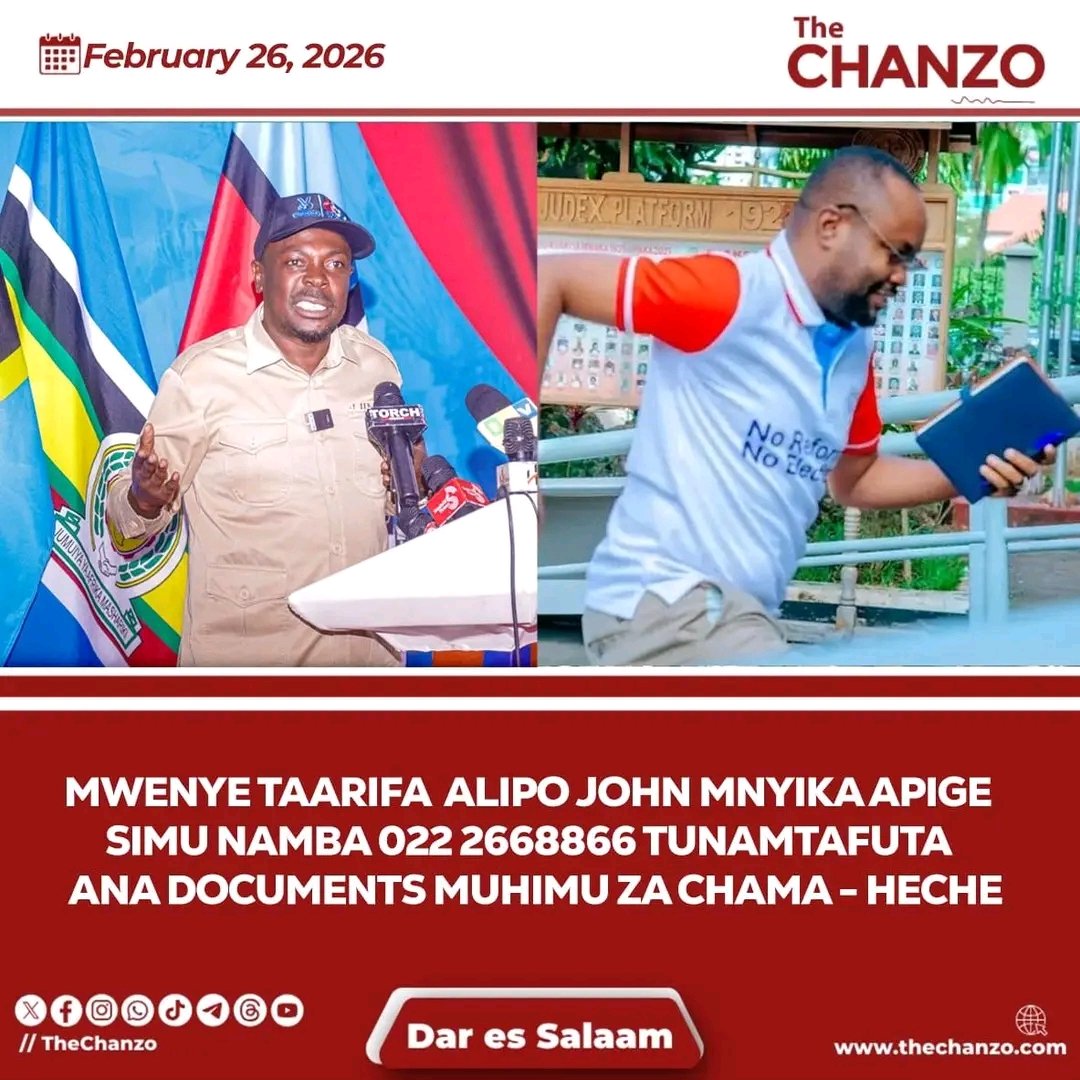 MTETEZI WA CHADEMA tweet media