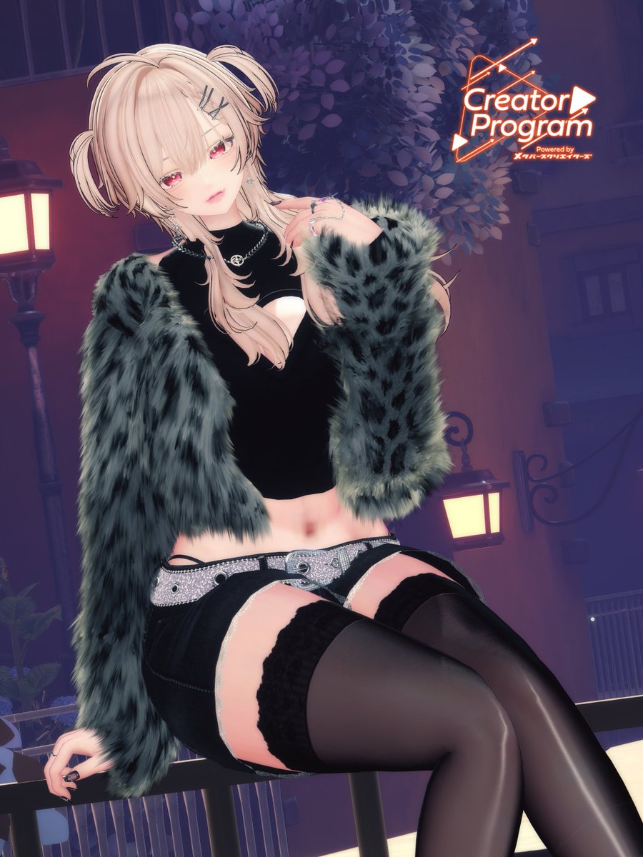 Yxo_VRC's tweet photo. かわちぃ🫶
※こちらは非対応衣装をもちふぃった～（しなの→ルミナ）で着用しています※

#クリエイタープログラム #PR https://t.co/n3oYINlOCq
