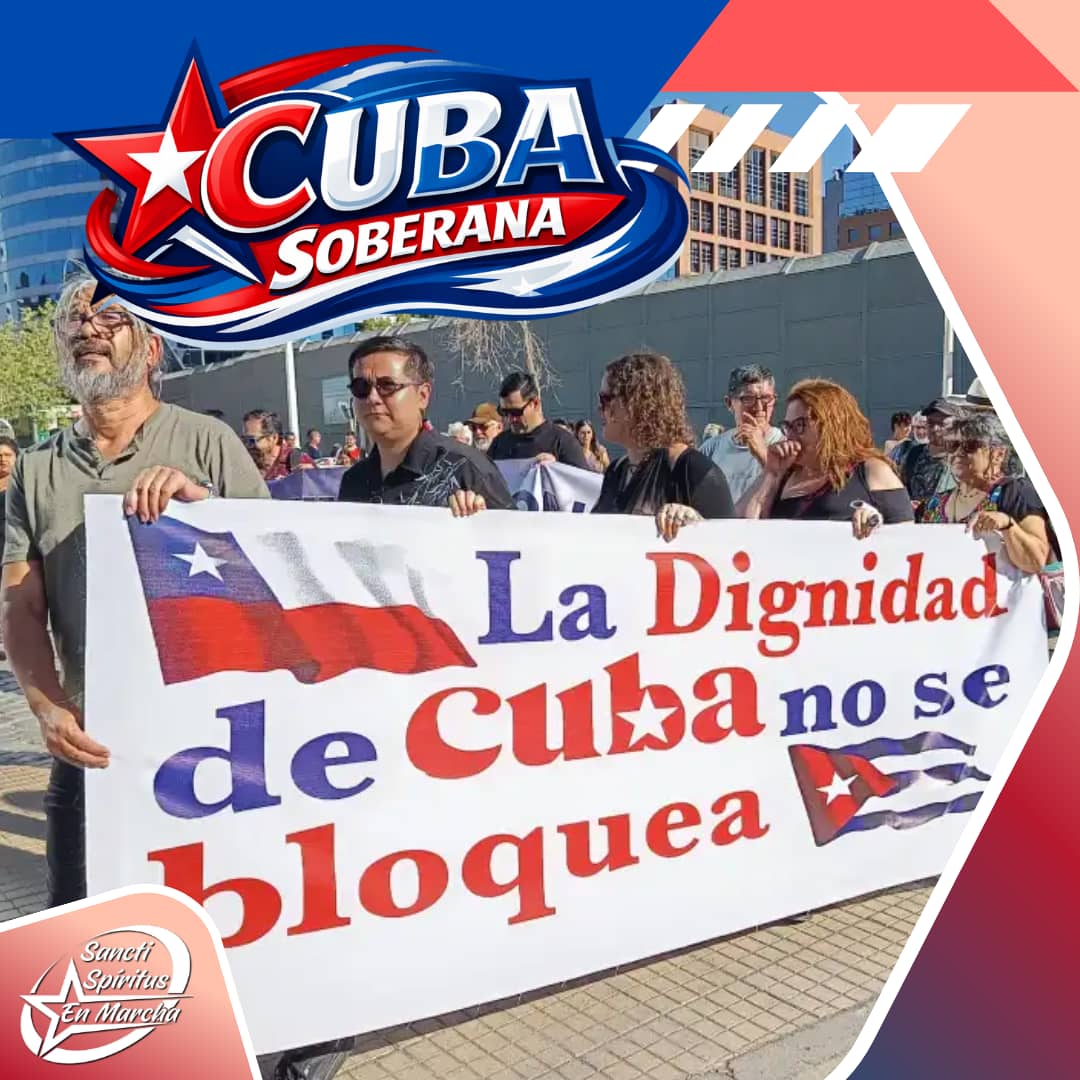 La dignidad de #Cuba no se bloquea se defiende. 
#Cuba
#SanctiSpíritusEnMarcha 
#EléctricosEspirituanos
<a href="/DeivyPrezMartn1/">Deivy Pérez Martín</a> 
<a href="/AlexisLorente74/">Alexis Lorente Jiménez</a>