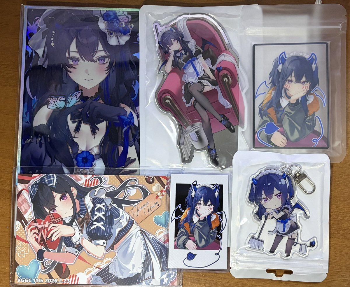 VGGC戦利品④ あえさん（@aekun_cben ） ポスカのイラストめっちゃ好き