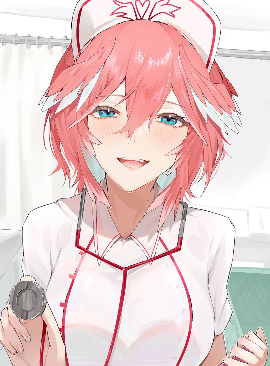 waa_0907's tweet photo. 『は～い、お腹出してくださいね～。』
#Luillust https://t.co/qiRM4AI6ov
