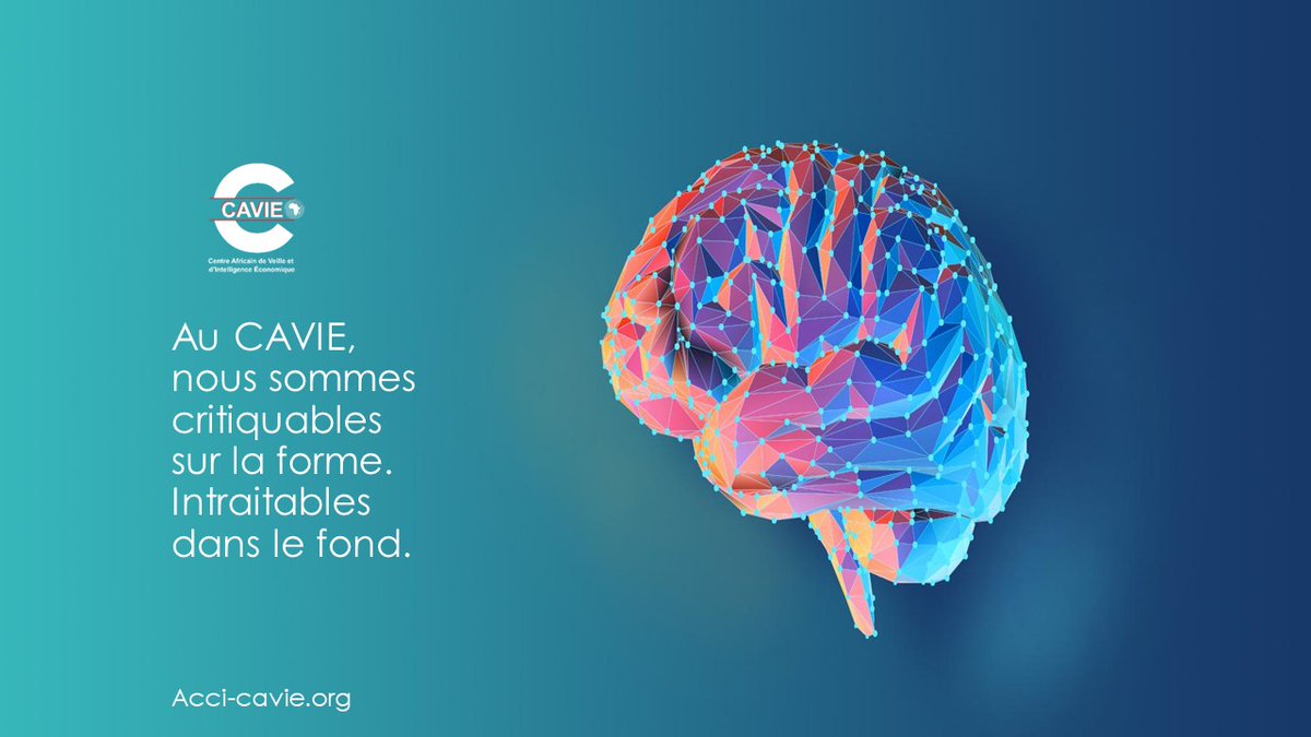 cavie_acci's tweet photo. Au CAVIE, nous sommes critiquables sur la forme. Intraitables dans le fond.

Parce que l’essentiel n’est pas le bruit, mais l’impact.
Au #CAVIE, nous assumons : la forme évolue, le fond ne transige pas.

🔗https://t.co/2yGV7nFLzK

#IntelligenceEconomique #Stratégie #Afrique https://t.co/2md50ys8iU