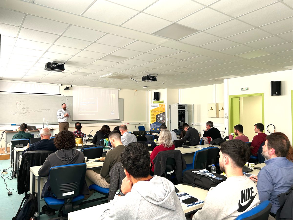 DEP_ERMIS's tweet photo. The DEP_ERMIS workshop on “Cybersecurity &amp; Insurance Perspectives” was successfully held in Heraklion, exploring the intersection of cybersecurity, risk management &amp; cyber insurance to strengthen digital resilience.
#DEP_ERMIS #cybersecurity #cyberInsurance https://t.co/q9laTzmKRz