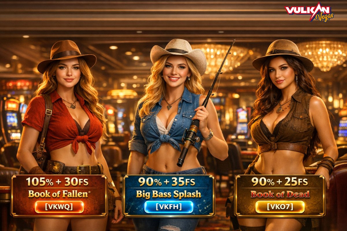 Fortune favors the bold! Start playing now!

VKWQ➡️Book of Fallen
🎰105% +  30FS
💶Min.dep: 15€

VKFH➡️Big Bass Splash
🎰90% +  35FS
💶Min.dep: 15€

VKO7➡️Book of Dead
🎰90% +  25FS
💶Min.dep: 15€

💶Max. dep: 500 €
🗓️Bonus active 5 days