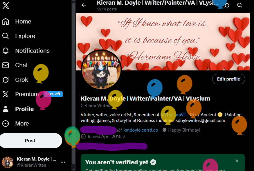 KieranWrites's tweet photo. BALLOON. https://t.co/03UnJza4lv