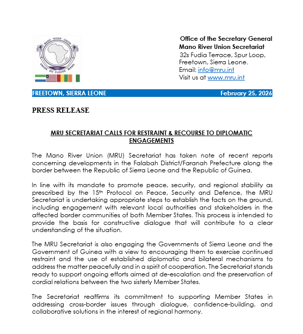 Mano River Union tweet media