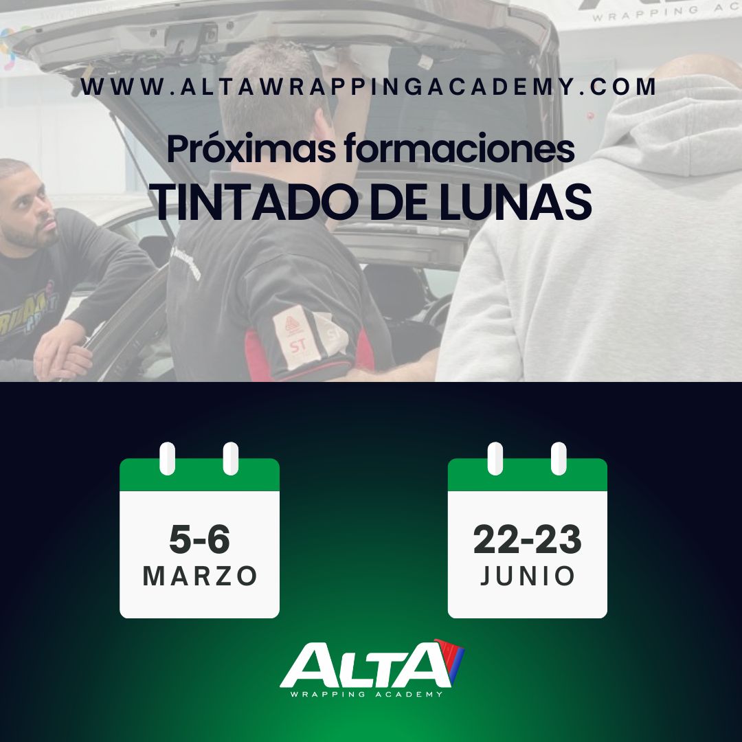 WrappingAcademy's tweet photo. FORMACIÓN TINTADO DE LUNAS 
Curso intensivo de 2 días para aprender a aplicar a nivel profesional este film en todo tipo de lunas.
Inscripciones abiertas en: https://t.co/88upLT78BC

#tintadolunas #laminassolares #protecciónsolar https://t.co/bGCtr3V4pc