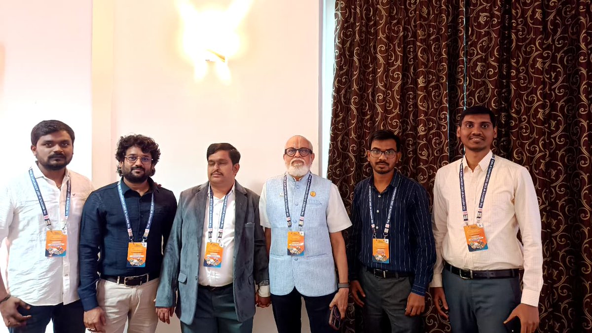 CmaNarwade's tweet photo. "Gratitude to my partners at Yashwanth Musham &amp; Co.! 🙏 Shared a moment with TCA Srinivas Prasad, President of ICMAI, at RCMAC 2026 #RCMAC2026 
#ICMAI https://t.co/FLFOgqVDE9