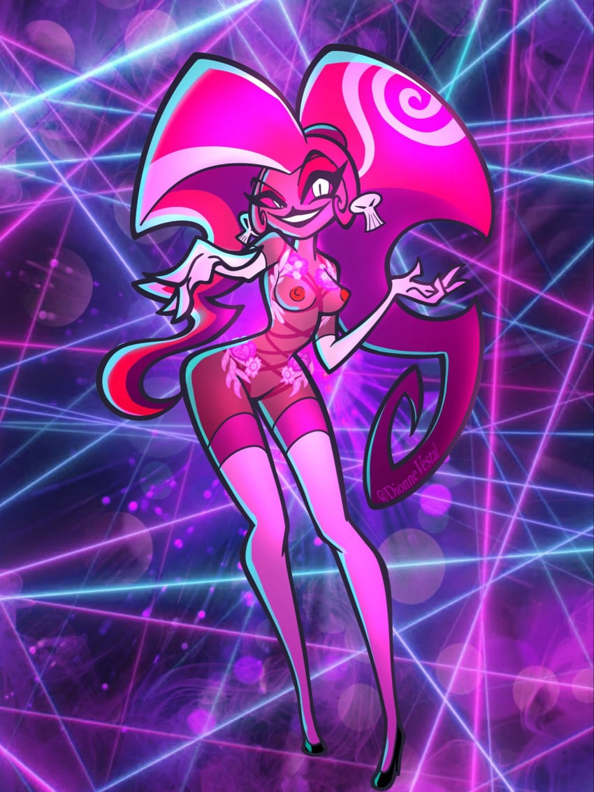 "Oi, dont think you can get all handsy with me! Unless you can offer up something real good, just go ahead and keep your dicks in your hands as you watch me."