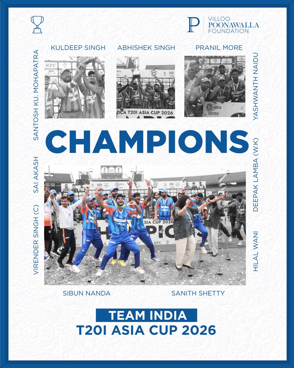 Villoo Poonawalla Foundation tweet media