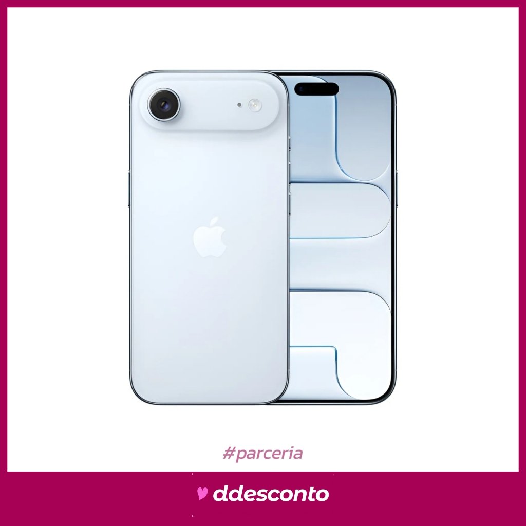 Apple iPhone Air 256 GB Azul em oferta por
🔥R$6.434,10 no Pix!
c/ o cupom de R$150 OFF
➡️ meli.la/2Na5VtR
Loja oficial, c/ entrega grátis.

Resgate o cupom abaixo do preço e aproveite! ⏳️🏃‍♀️🏃‍♂️