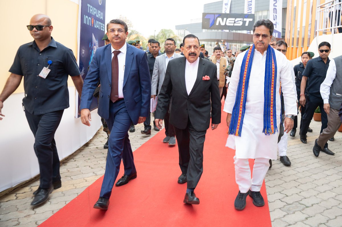 mygovtripura's tweet photo. #TripuraCM Prof. (Dr.) Manik Saha launched Tripura State Innovation Mission (SIM) and inaugurated 
Tripura’s first premier incubation and innovation hub — T-NEST (Tripura: Nurturing Entrepreneurship and Startups) — in Agartala. 

(1/N) https://t.co/AlMd3Trd2V