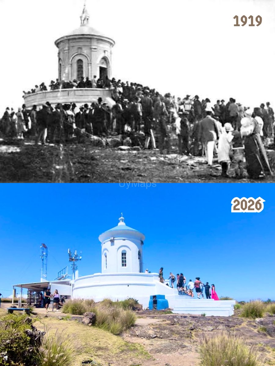 uymaps's tweet photo. 📍Piriápolis, Maldonado, Uruguay 🇺🇾 Capilla San Antonio.

1919- 2026

#Piriapolis #Uruguay #antesydespues #historia #nostalgia https://t.co/VI8KddZPtY