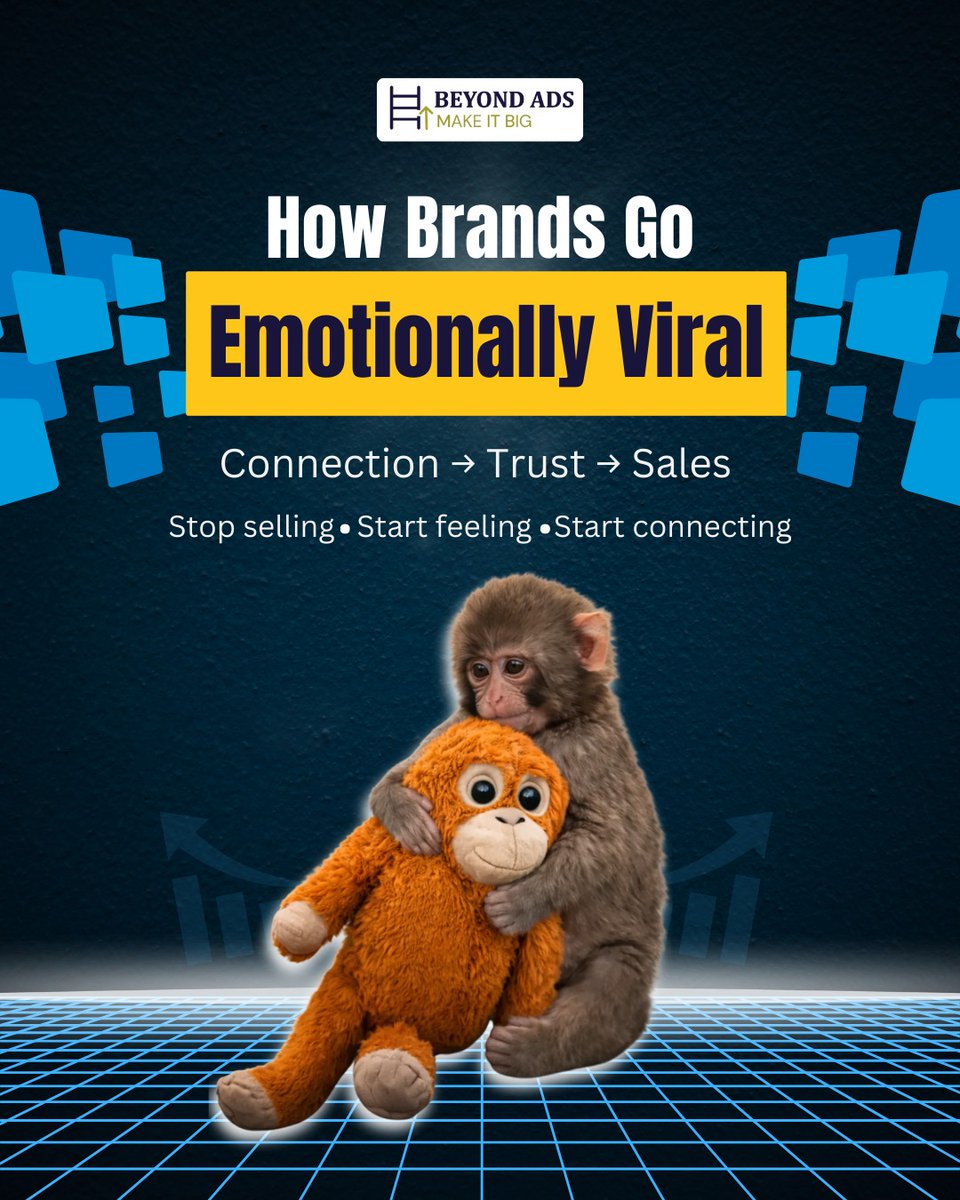 beyondadsstudio's tweet photo. Stop selling.
Start connecting.

When you build emotional trust,
sales don’t need chasing -
they happen naturally.

Connection → Trust → Sales.

#Marketing #BrandStrategy #beyondads #advertising #agency #digitalmarketing #connection #trust #sales https://t.co/IdXGRl7UR5