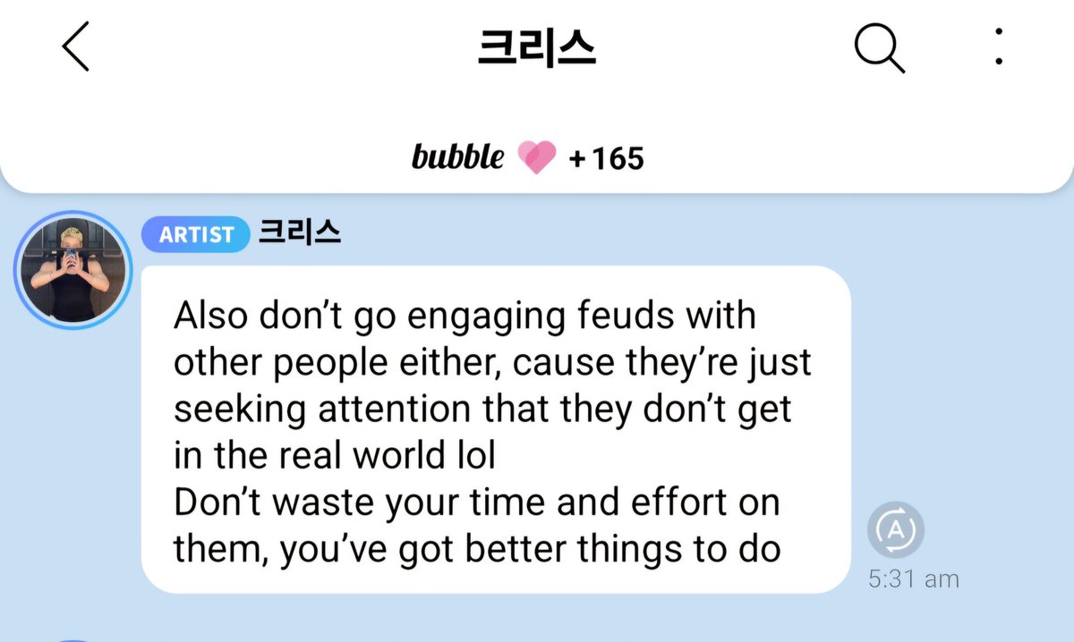 Ingat kata bangchan, kalau orang kek mereka cuma cari perhatian. Kapan lagi punya leader yg pertama ditegur tuh fansnya sendiri, bilang jgn mulai perkelahian. Kapan lagi wehhh? Tuh leader mereka gak mau negur apa gimana yah? Umur2 aku ngefangirl paling susah pindah ke grup lain