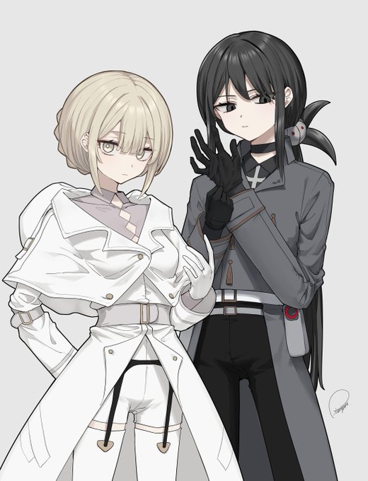 お漫画に登場予定のお二人 #oc #一次創作