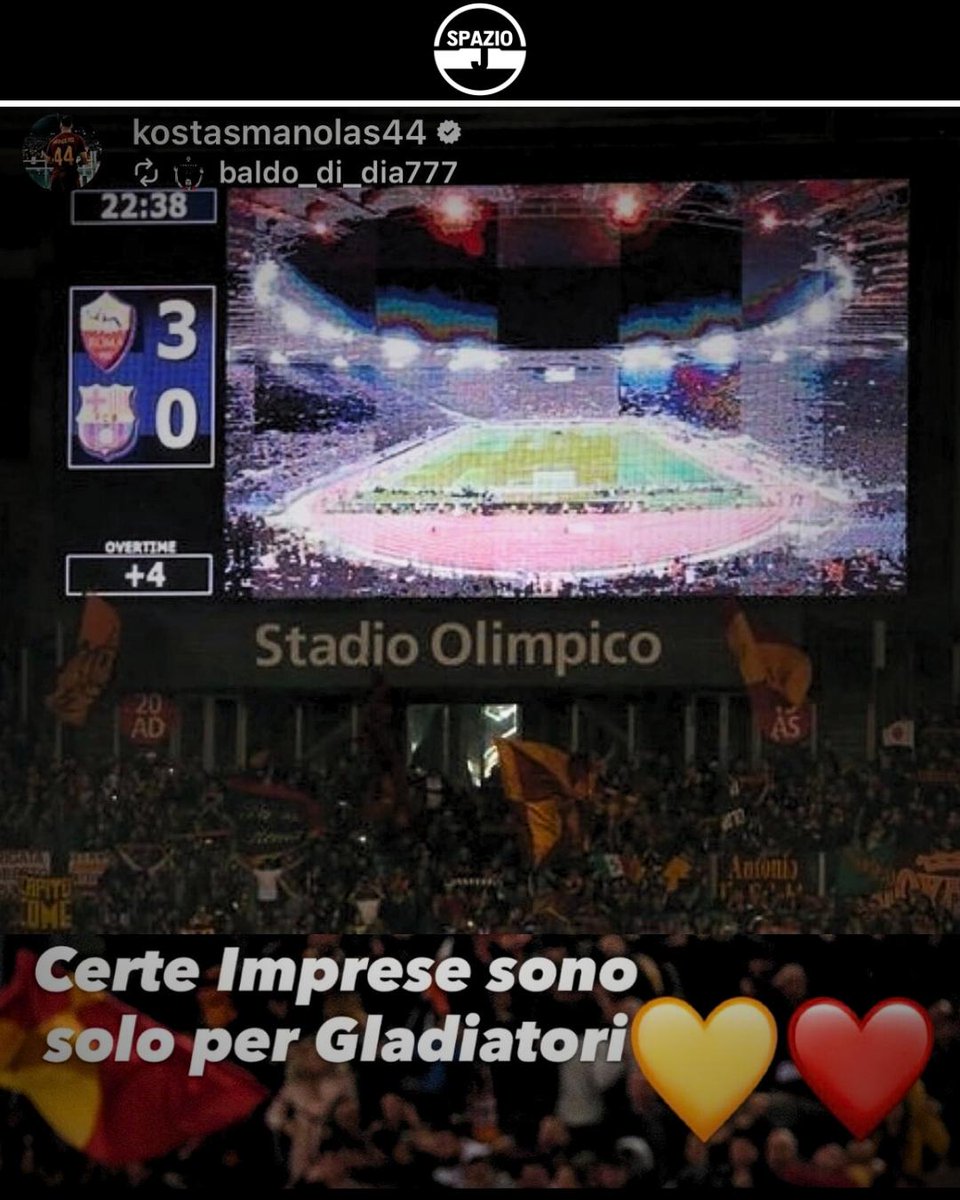 Spazio_J's tweet image. PROVOCAZIONE DI MANOLAS ALLA JUVENTUS 😡 

La storia Instagram pubblicata dall’ex Roma la dice tutta… 

#Juventus #SpazioJ