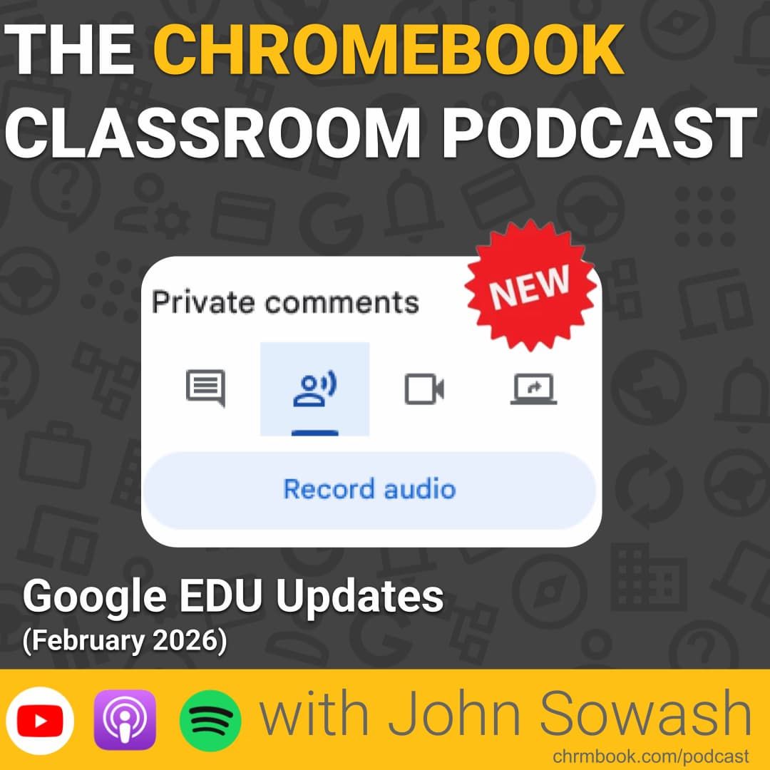 jrsowash's tweet image. 🚀 My latest podcast episode rounds up the top 10 updates for February 2026, including the new AVS button for #GoogleClassroom, split-view #Chrome tabs, and an interesting article on how AI will impact...everything!

🎦 Watch: youtu.be/RJ-H0eYZnZQ

#GoogleEDU #EdTech #teaching