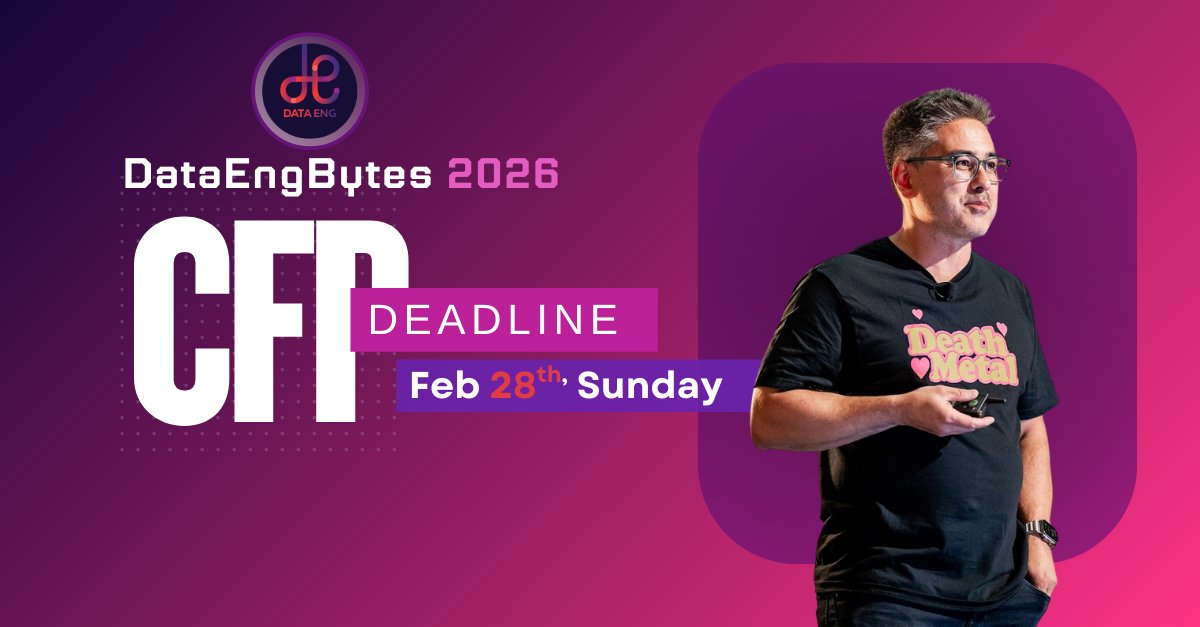 DataEngBytes Conferences tweet media