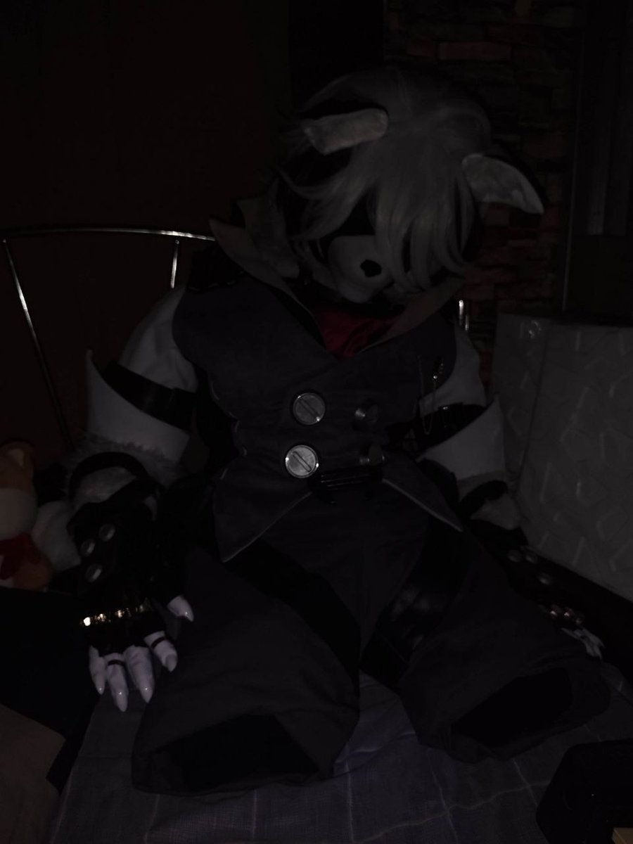 I wasn't joking, he's like actually in here