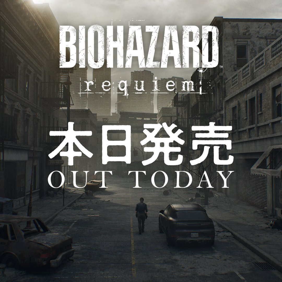 『バイオハザード レクイエム』 

⠀⠀◤◢◤◢◤◢◤◢◤◢◤◢◤◢
⠀⠀⠀⠀⠀⠀　本　日　発　売
⠀⠀◤◢◤◢◤◢◤◢◤◢◤◢◤◢

■購入はこちら：residentevil.com/requiem/ja-jp/…

#REBHFun