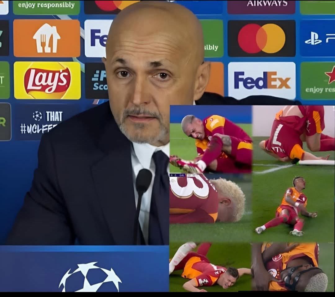 busahgencer's tweet photo. Juventus Teknik Direktörü Luciano Spaletti bakın ne demiş;
“Yardımcılarım özel olarak istatistik tuttular. Galatasaraylı futbolcular 2 maçta toplam 27 defa kendilerini yere atmışlar. 
Futbol böyle bir oyun değil. Bu bir futbol takımı için utanılacak durum ama belli ki Galatasaray böyle olmakla gurur duyuyor.”
