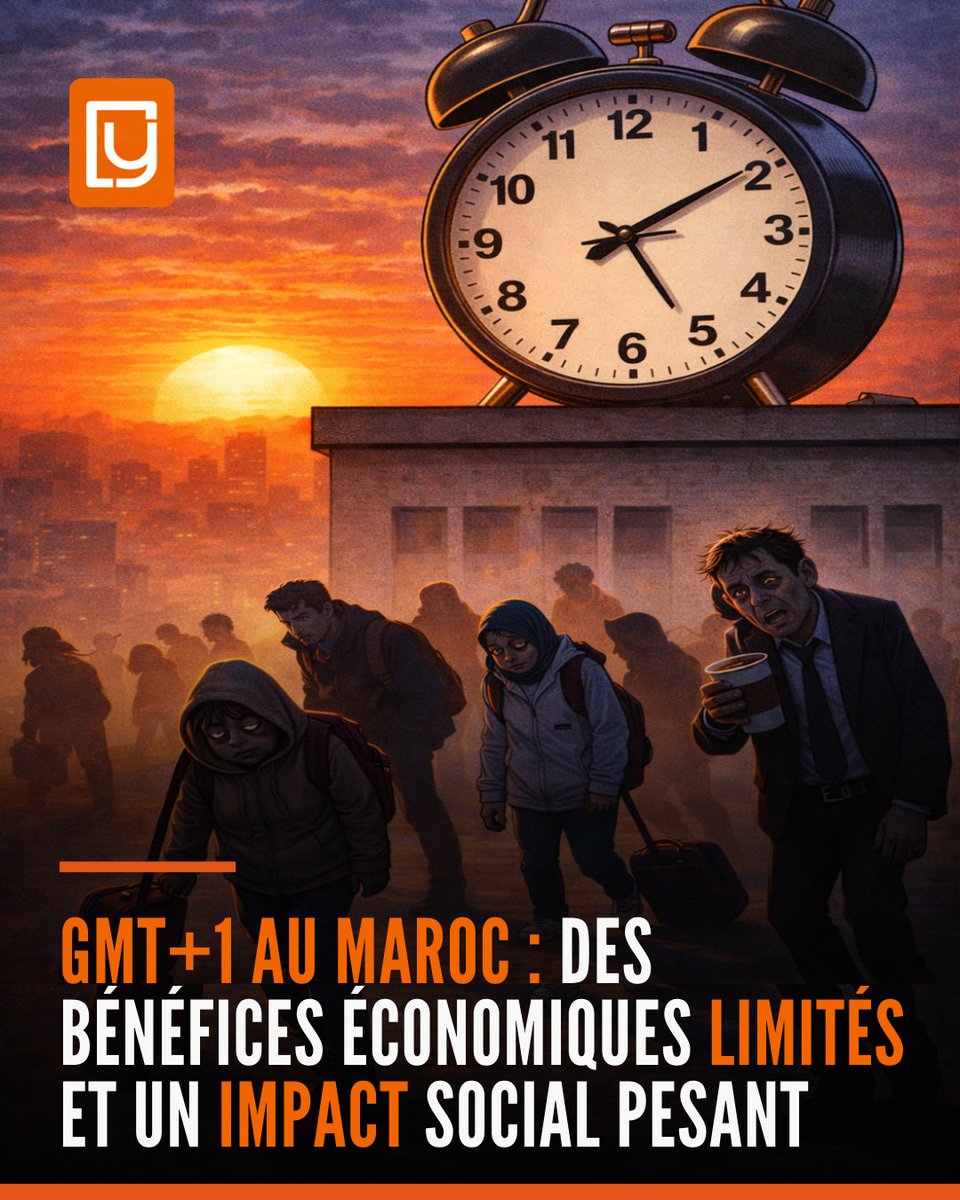 yabiladi_fr's tweet image. GMT+1 au Maroc ⏰: Des bénéfices économiques limités et un impact social pesant ⚠️🧠💤
🔗:yabiladi.com/articles/detai…

#Maroc #HeureLégale #GMT #Santé #BienÊtre #Économie #Étude #Maroc
