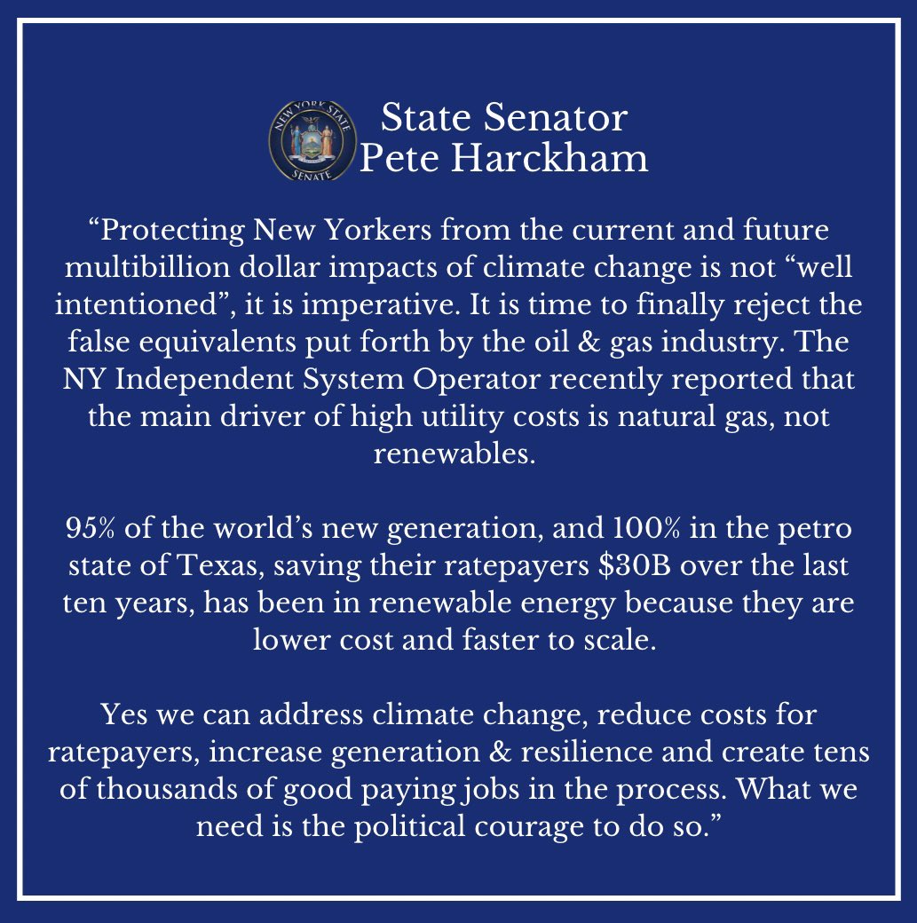 Senator Pete Harckham tweet media