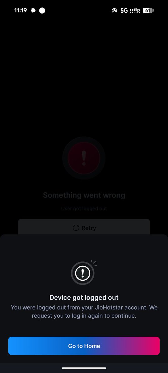 ukmight's tweet photo. @hotstar_helps Have already shared the screenshot. It still has the same issue https://t.co/UPumJiFMXA