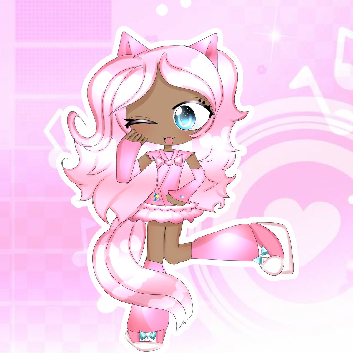 oldfuture2018's tweet photo. The new umas that are going viral reminds me of this gen 3 pinkie pie art work I made earlier this year #pinkiepie #mlp #humanmlp #blhm https://t.co/dO6Uwp7Eni