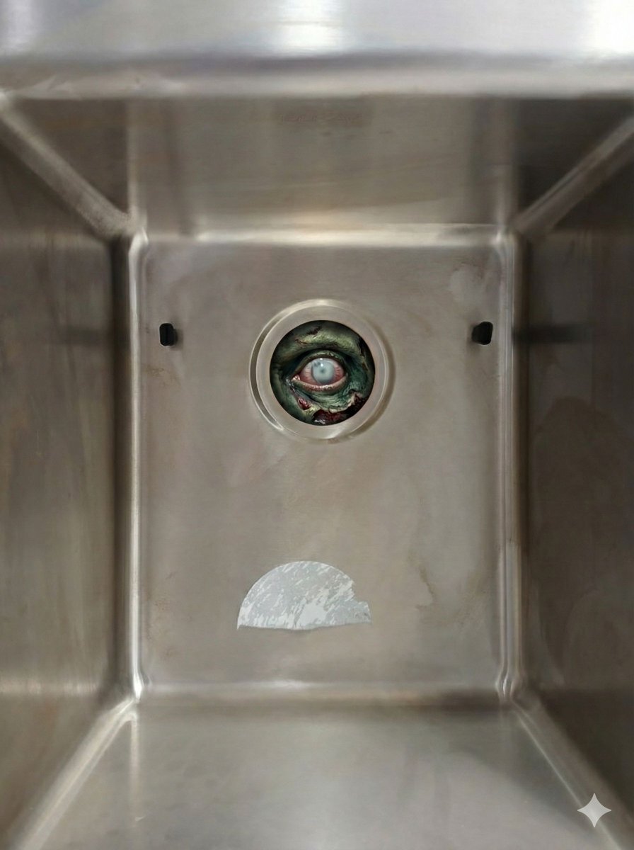 philmwrites's tweet photo. Sink Zombie? Brain Drain? #zombies https://t.co/ELXCtBNd82