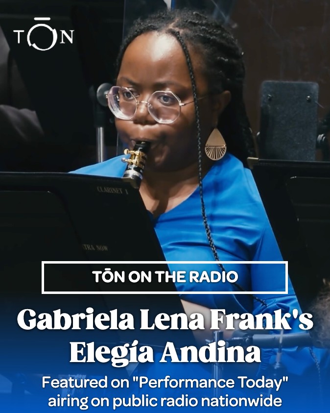 TheOrchNow's tweet photo. You can hear TŌN's performance of Gabriela Lena Frank‘s Elegía Andina on today's episode of @perf_today, airing on public radio nationwide. Stream online for the next 30 days at https://t.co/nWfCovPKWX, or tune in to Classical @WMHTPubMedia 89.1/88.7 FM Thursday night at 8 pm. https://t.co/9zu3eV9Bdu