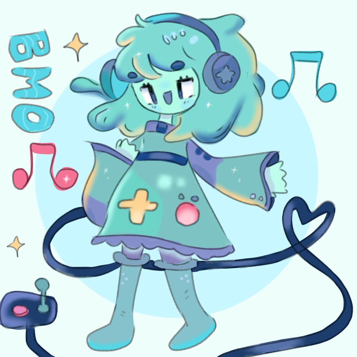 Marts0_0's tweet photo. Um BMO bem tranquilo, curtindo um som 💙🎶
✨
#fanart #digitalart #illustration #cuteart #kawaiiart #cartoonart #artist #artwork #commissionsopen https://t.co/BcPbbFy8tF