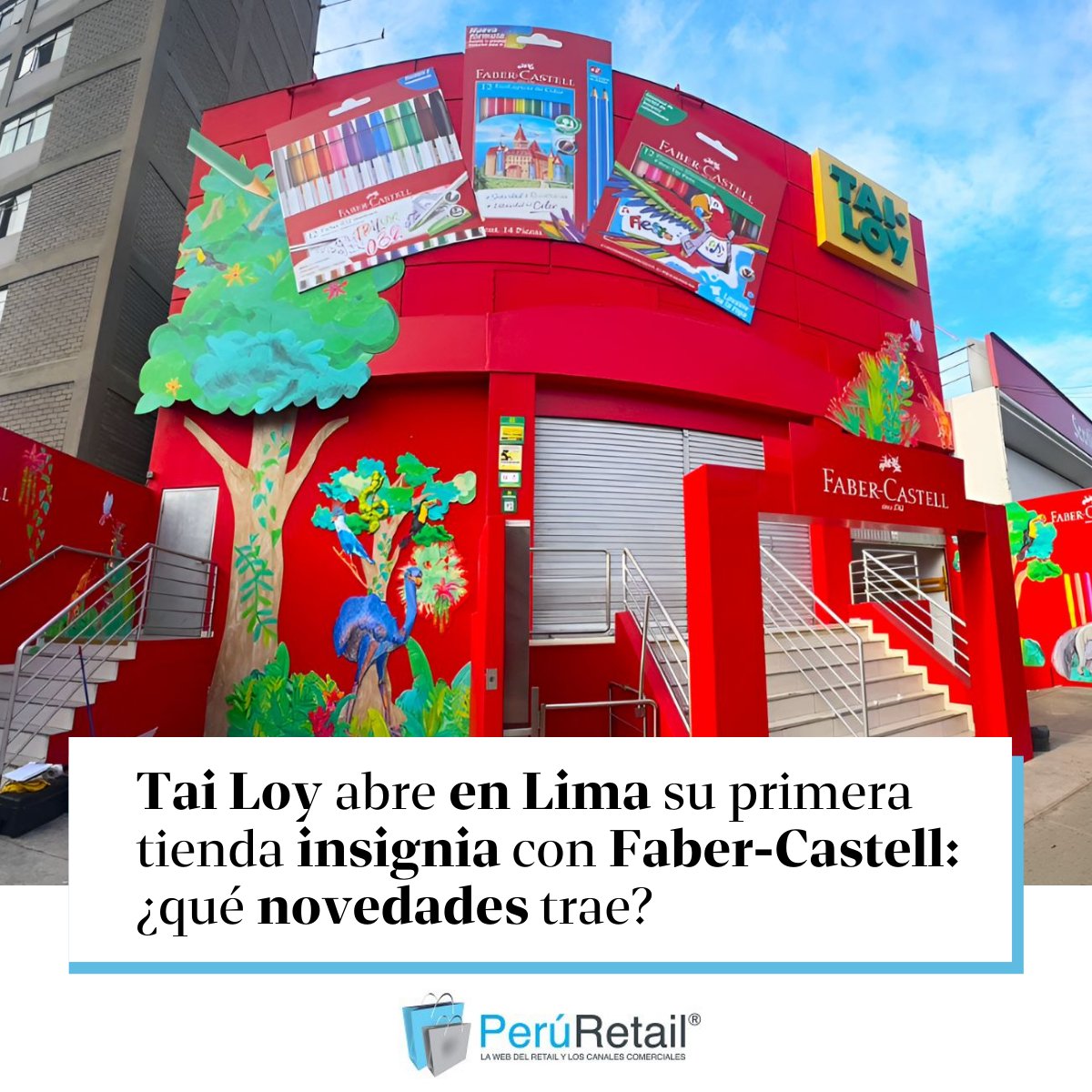 peruretail's tweet photo. 🔴📲💡Con su primera tienda insignia, Tai Loy refuerza su estrategia de crecimiento y apuesta por formatos experienciales que combinan productos e innovación. Entérate aquí. ►https://t.co/kWpPfcDYAo
#TaiLoy #Faber_Castell #retail #empresas https://t.co/UdocHN5srw