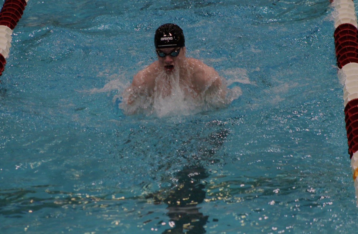QBV2028's tweet photo. Representing Bishop Hartley at State Champs this weekend. Hoping to swim to the best of my abilities, and then looking forward too turning my focus to offseason prep for @HartleyFootball #gohawks #hardwork #stackingdays https://t.co/vaXHs6DUIN