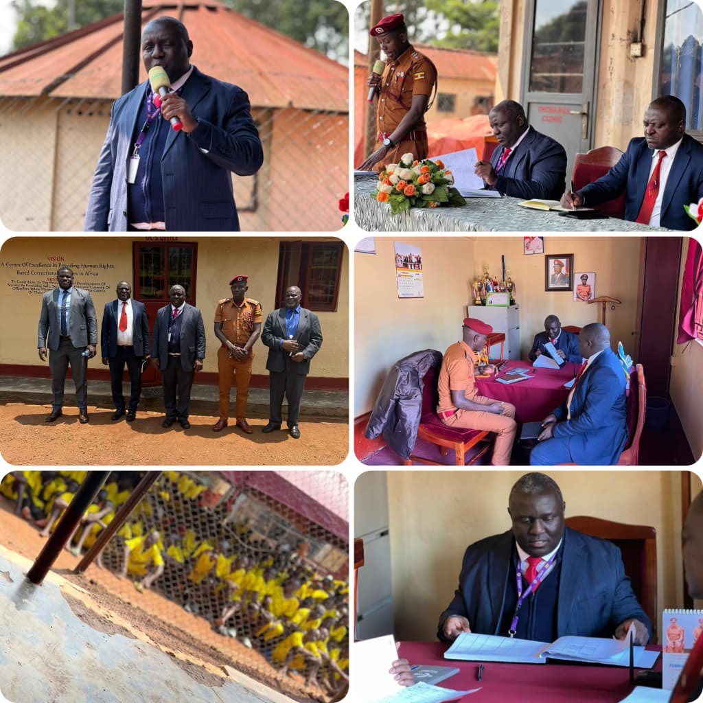 JudiciaryUG's tweet photo. The Resident Judge of Kabale High Court,  Justice Ssemogerere Karoli Lwanga, yesterday visited Ndorwa Main Prison in Kabale District, where he had a candid engagement with inmates to assess criminal case management within the circuit and directly hear their concerns.

He was accompanied by Assistant Registrar HW Tumwebaze Kenneth, members of the Regional Coordination Committee (RCC), Justice for Children Coordinator Anguzu Jonathan, and Counsel Bakanyebonera Felix. The Judge and his team was received by ASP Emoru, Deputy Officer-in-Charge of Ndorwa Main Prison.

The visit provided a platform for open dialogue between the Court and inmates. It was noted that in 2025, the Kabale High Court Circuit conducted four criminal sessions presided over by three different Justices. In addition, sessions of the Court of Appeal were held within the circuit, alongside a High Court session in Kisoro handling both civil and criminal matters. These interventions significantly improved case disposal and eased backlog across the region.

As of yesterday, the prison population stood at 713 inmates in the male wing and 54 in the female wing, with seven inmates on remand for capital offences.

The Resident Judge commended the prison leadership, particularly ASP Emoru, for maintaining proper records and facilitating a transparent engagement. He acknowledged the critical role of prison authorities in safeguarding inmates’ rights and welfare while supporting the administration of justice.

In a memorandum presented during the meeting, inmates expressed appreciation for the increased number of criminal sessions conducted in 2025, noting the positive impact on case movement. However, they appealed for more sessions, citing prolonged remand periods, especially for those charged with minor offences. They raised concerns about partial handling of cases, matters being dropped from cause lists, and allegations of witness coaching by prosecutors, issues they said affect confidence in the fairness and transparency of proceedings.

The inmates also called for renewed emphasis on plea bargaining, indicating that many would prefer structured and predictable resolutions rather than risking severe sentences after full trial.

In response, the Resident Judge encouraged inmates to approach 2026 with constructive engagement and assured them that their concerns had been noted. He explained that no criminal session has yet been scheduled due to resource constraints but advised eligible inmates to consider plea bargaining as a lawful and practical option in the meantime.

He further reminded them of their right to apply for bail, whether mandatory or discretionary, emphasizing that each application is considered on its individual merits in accordance with the law.

Assistant Registrar HW Tumwebaze Kenneth assured inmates that administrative concerns, particularly regarding cause lists, would be reviewed and addressed to improve coordination and clarity.

Counsel Bakanyebonera Felix reaffirmed the commitment of members of the Bar to provide representation and encouraged inmates to raise any grievances where they feel unfairly treated so that appropriate legal support can be extended