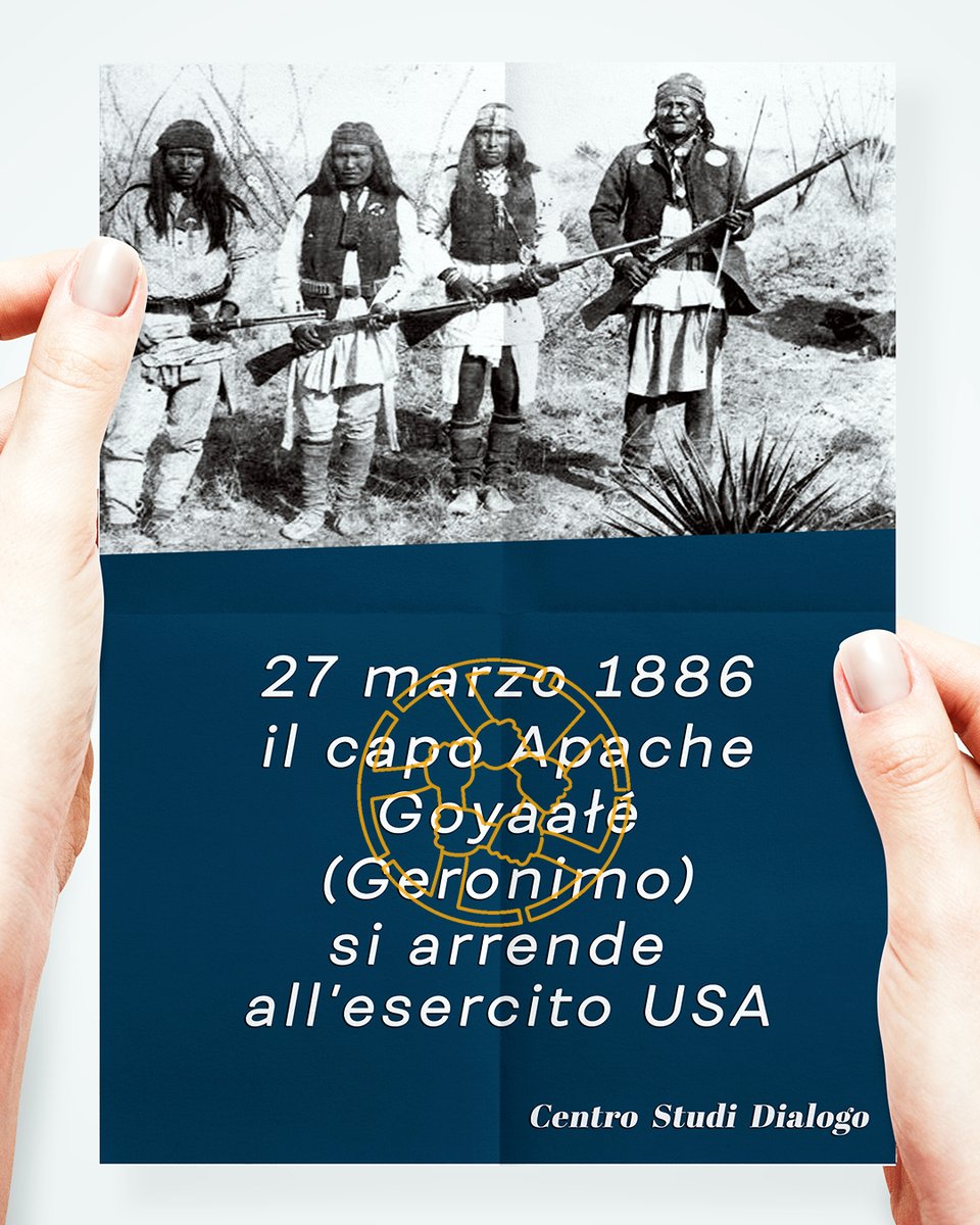 DialogoStudi's tweet image. #MemoriaStorica 👉 #NativeAmericans  #Geronimo