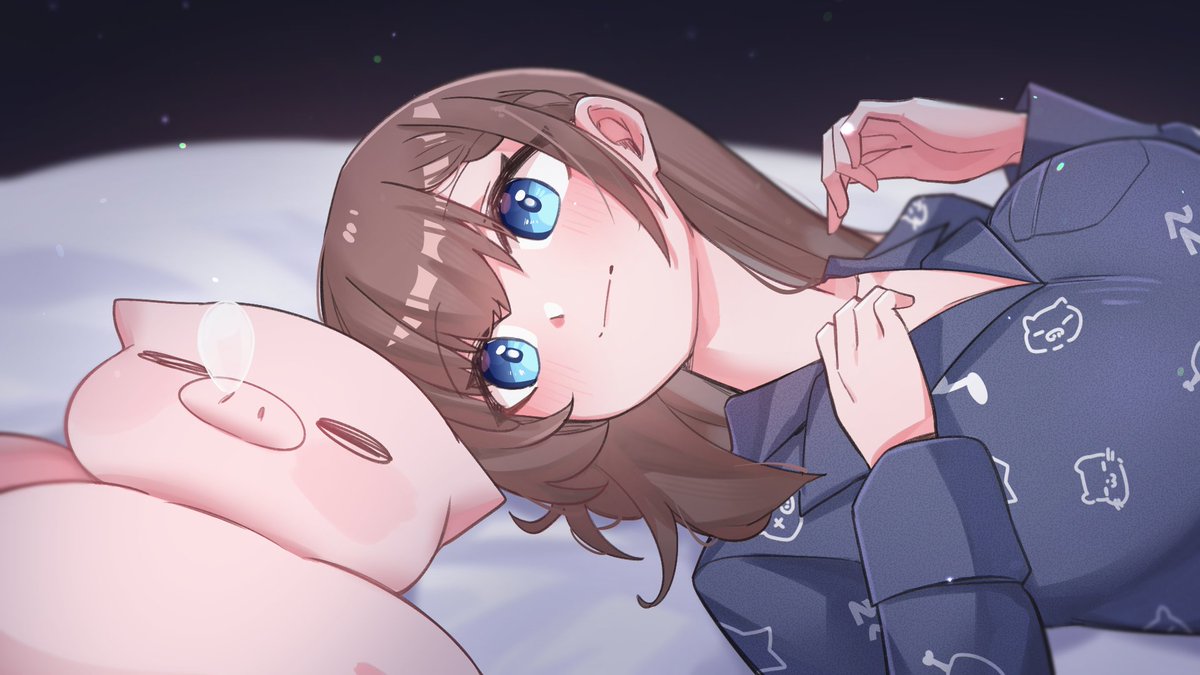 今月もありがとうございました🐷🍫
#日南ちゃん #画南 