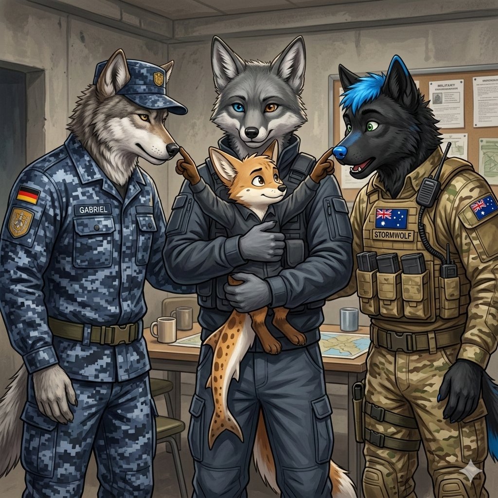 Alyonskaya_'s tweet photo. I call @OfficialSykesS and @WolfFenris6347 with bomb equipment because i found this mini nuke active in my office
Have a Good day
#AIart #AIイラスト #Furry #BravoBase #Kai https://t.co/6UGDOwE3tx