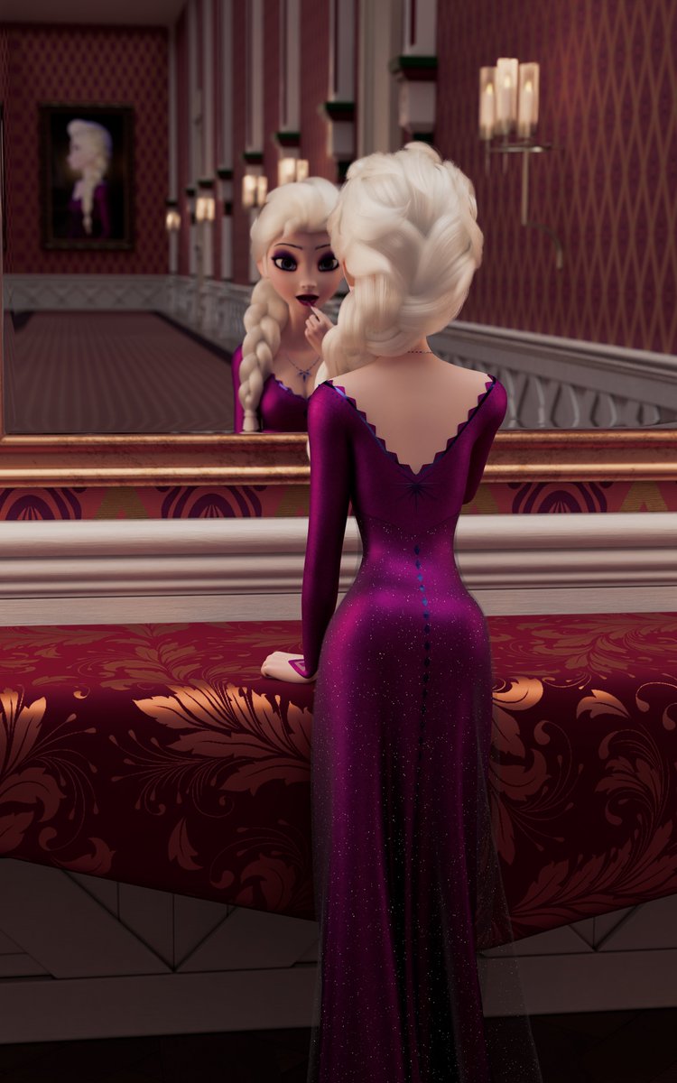 YingRao3D's tweet photo. Do you think Elsa likes make-up?❄️😍
#Frozen #Elsa https://t.co/yxxZX9ENHI