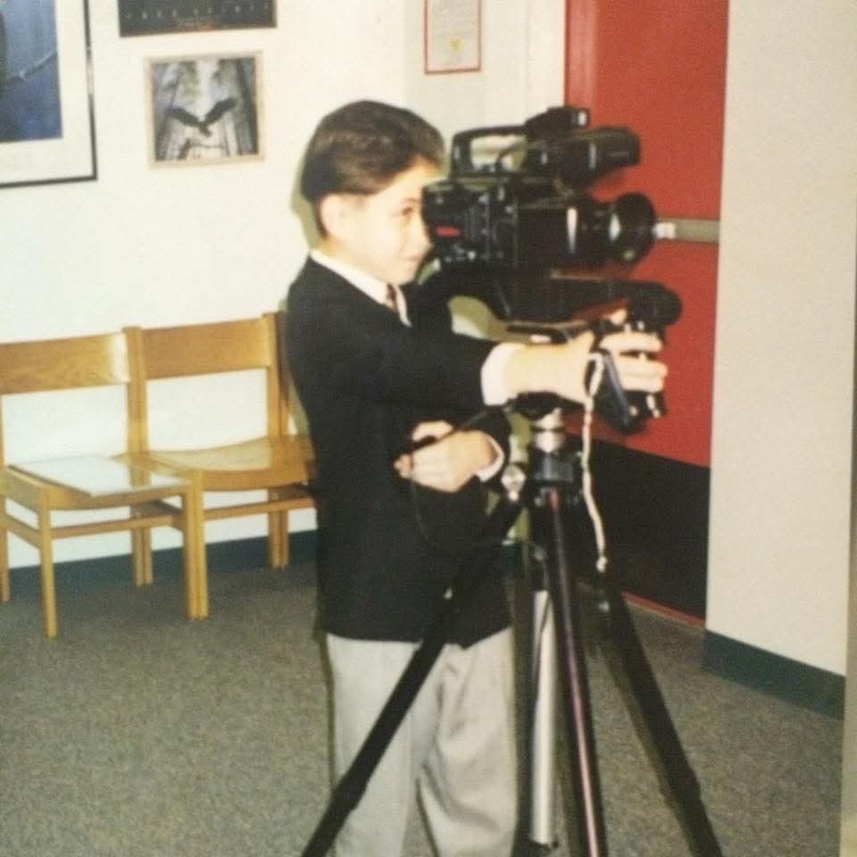 AndrewRuiz__'s tweet photo. #ThrowbackThursday An oldie, but a good one. Working the morning announcements at WTLE. Twin Lakes Elementary in Hialeah is where it all began. #PublicSchoolProud #PublicSchoolsWeek https://t.co/jeoo3BuhVp