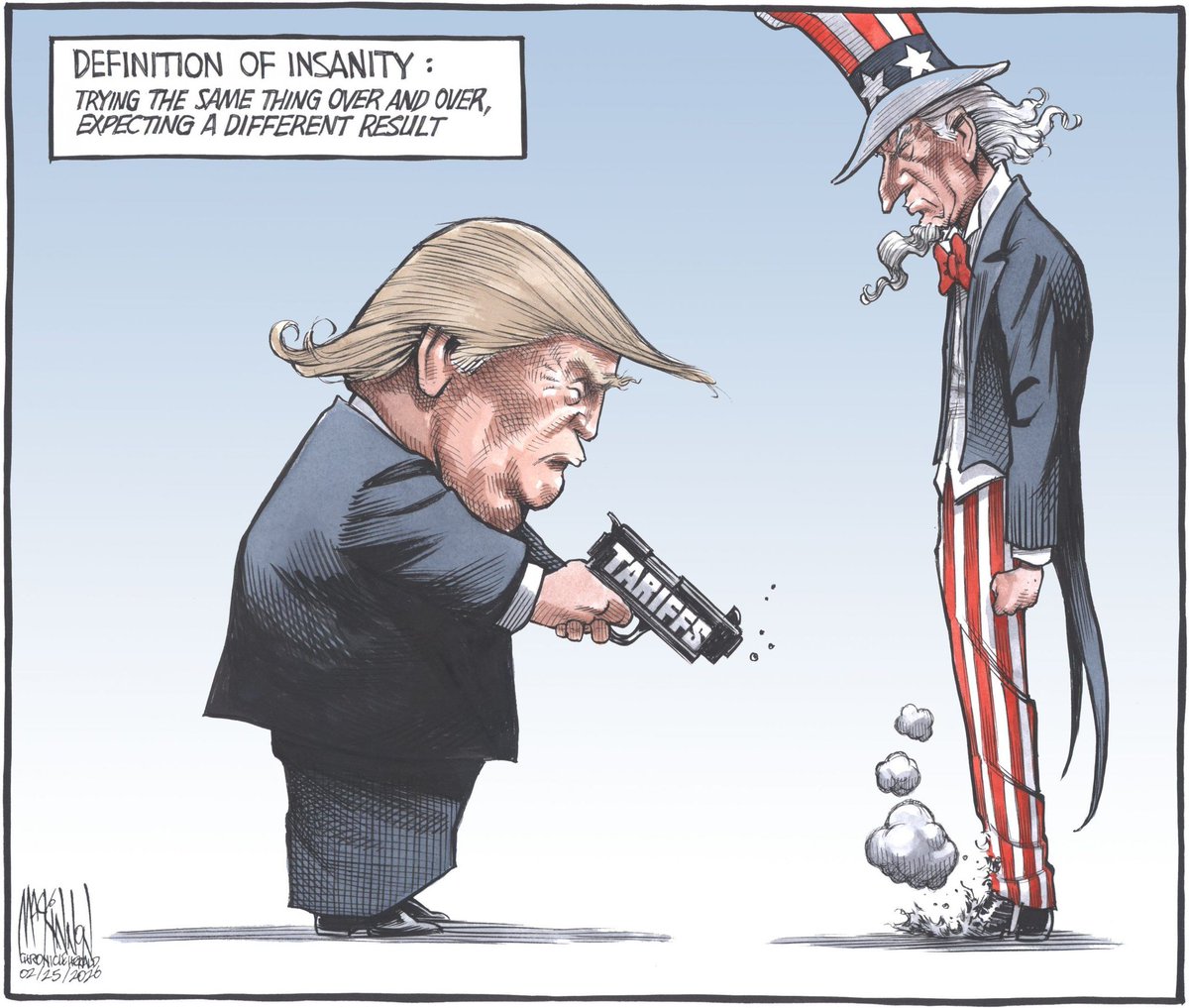 DantheBrand's tweet photo. @scottlincicome @MollyJongFast Our local paper today. 
Credit @CH_Cartoon https://t.co/NnesvzjdeE