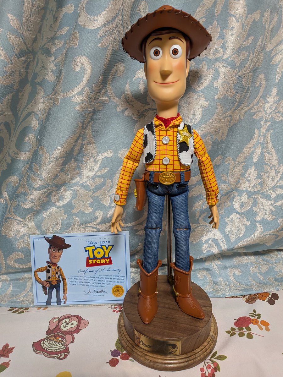 遂に…手を出してしまった。 映画に登場するウッディに忠実に出来た