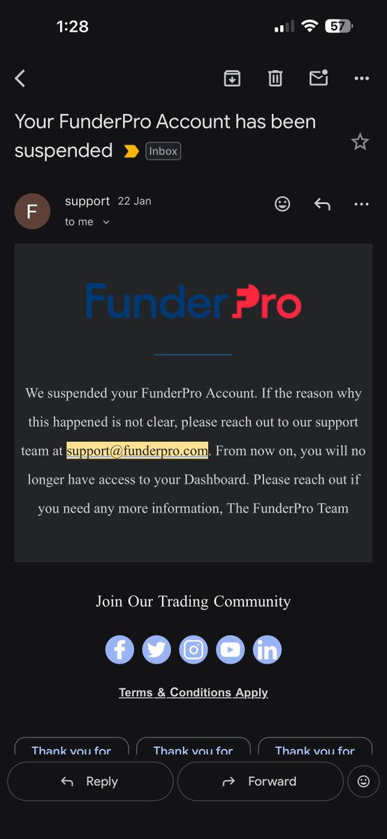 Propfirmedge tweet picture