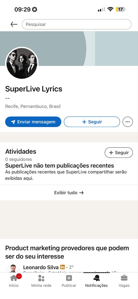 Aos imbecis que acham que acham q internet é terra sem lei. Pq eu fiz uma postagem no x e começaram a entrar no meu LinkedIn. 

Sintam-se a vontade. Mas lembrem q Internet não é terra sem lei. 

Na eleição deve parente de <a href="/BrunoMouraBeck1/">Bruno Becker</a> q entrou pra olhar. Agora, não estou