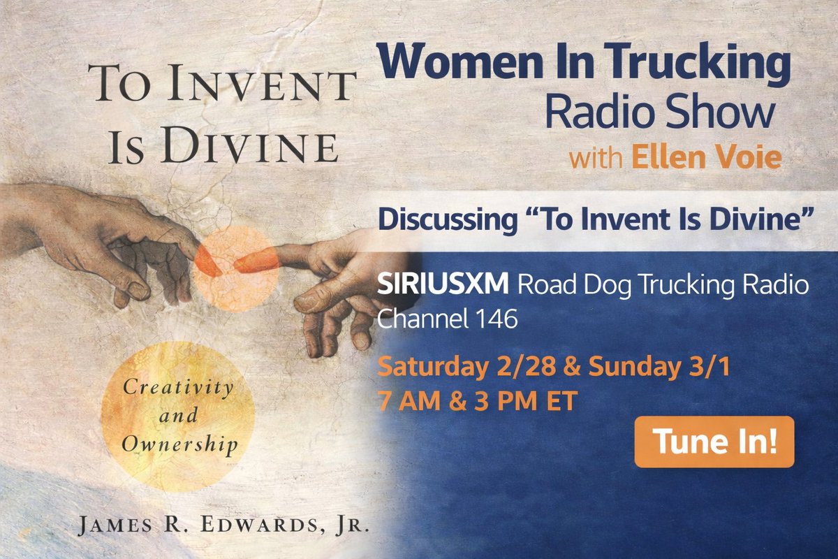 Be sure to tune in on SiriusXM Road Dog Trucking Radio (Channel 146):
📅 Saturday 2/28 &amp; Sunday 3/1
⏰ 7:00 AM &amp; 3:00 PM Eastern

And hear James R. Edwards discussing property ownership and human flourishing.