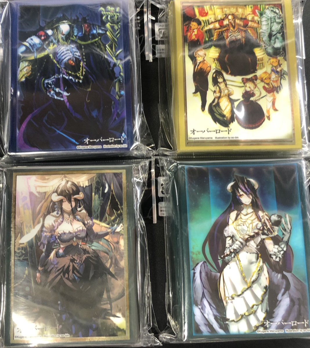 明日発売の新作サプライです‼️ オーバーロード ・スリーブ6種