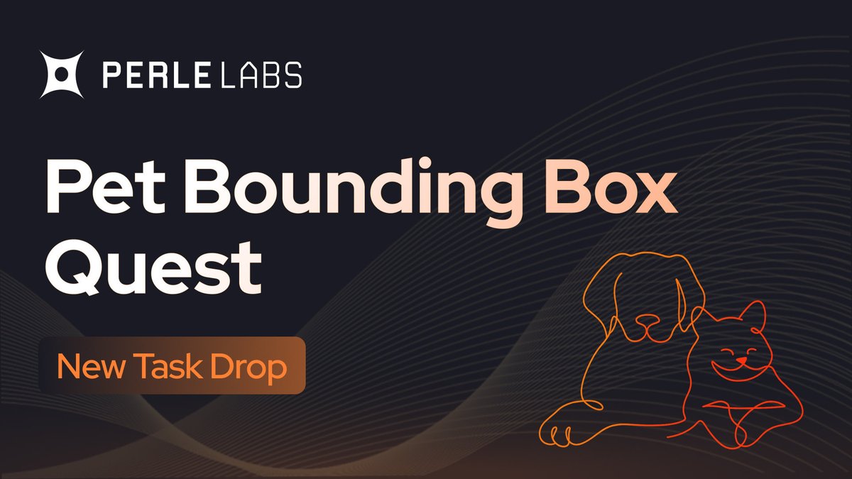 I just completed the latest tasks on <a href="/PerleLabs/">Perle Labs</a> 

Pet Bounding Box Quest.

This is one of the easiest tasks, yet very important. In this task, you draw a box around the heads of animals. The goal is to help AI distinguish between and recognize animals.

Why is this task profound?