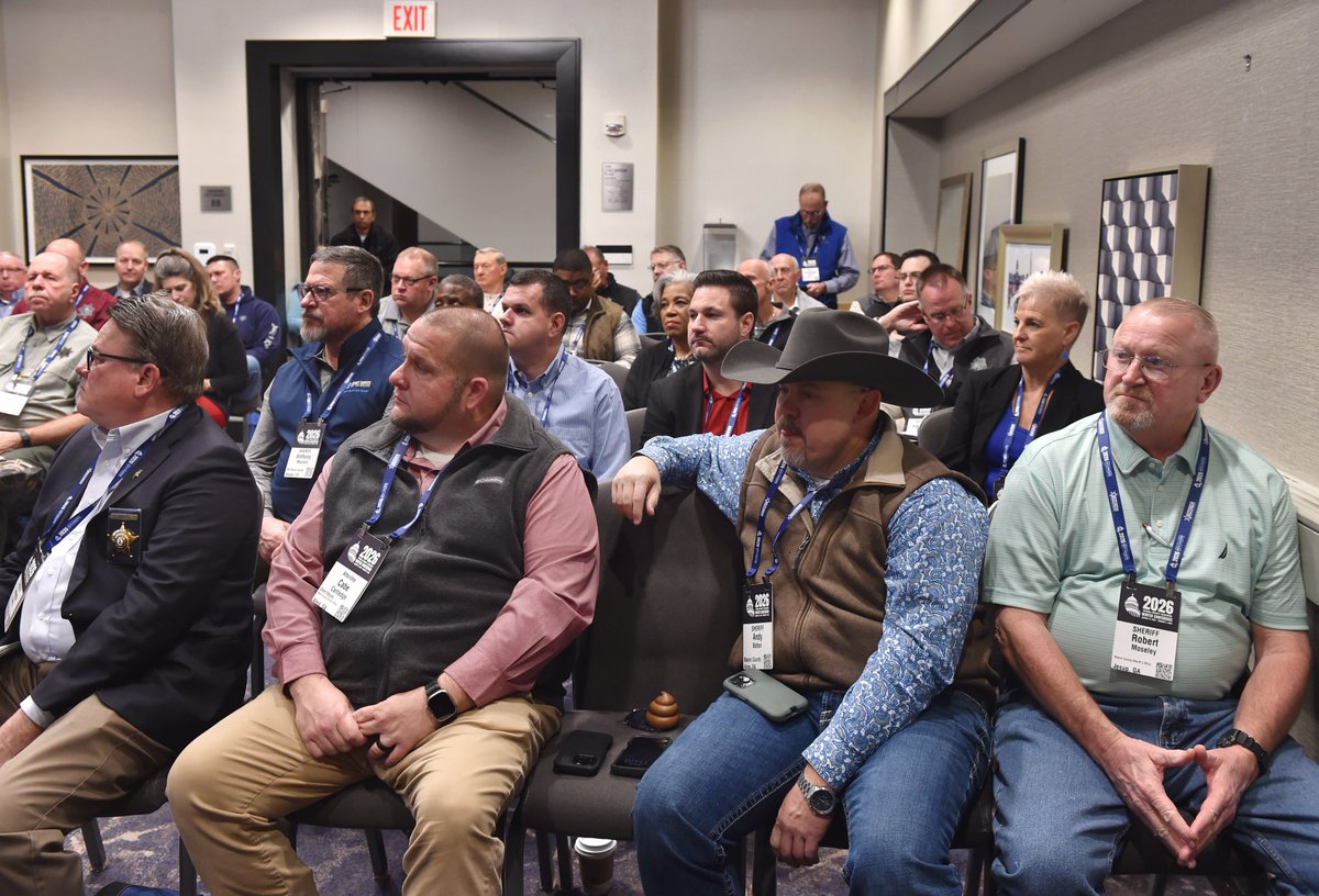NationalSheriff's tweet photo. The 2026 NSA Winter Conference may be over, but the impact will carry on. We are sending a sincere thank you to our exhibitors, sponsors, and attendees for your time, energy, support, and partnership throughout this year’s conference. Your engagement helped make this a meaningful experience for sheriffs and public safety professionals from across the nation. We appreciate all you do to strengthen the law enforcement community and serve communities across the country!